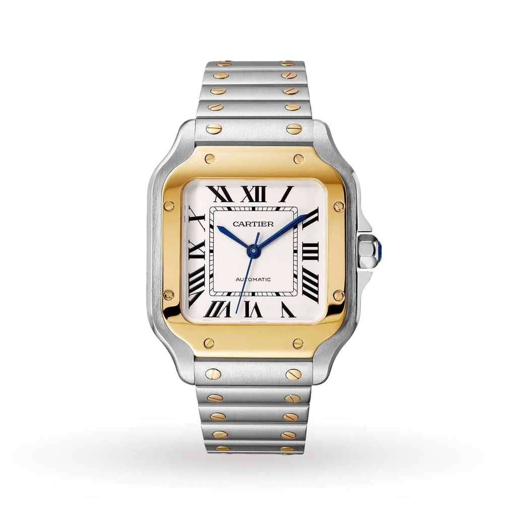 Santos de Cartier | 35mm, Two-Tone Steel & 18K Yellow Gold, Silver Dial