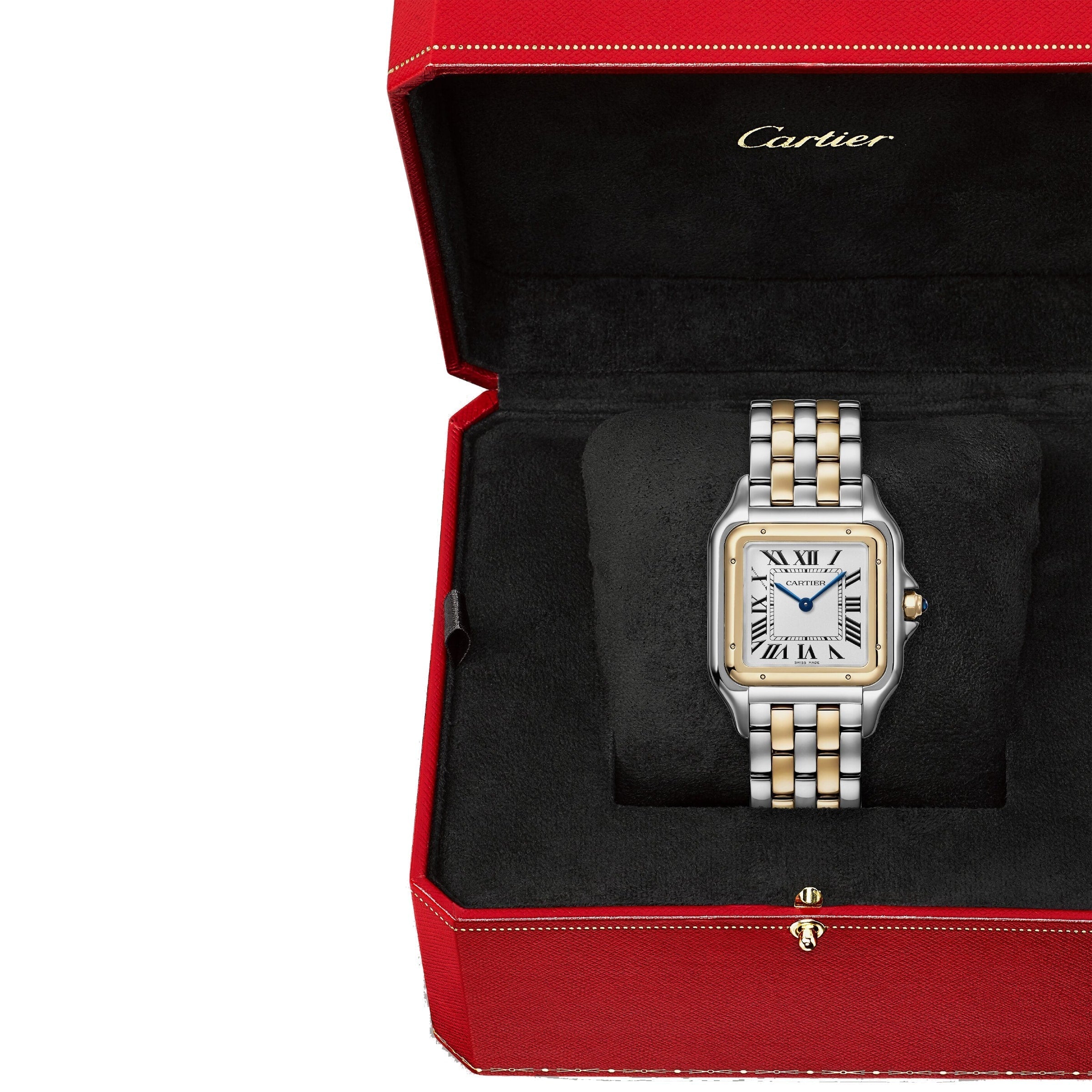 Panthère de Cartier Large Model | 31mm, Two-Tone Steel & 18K Yellow Gold, White Dial