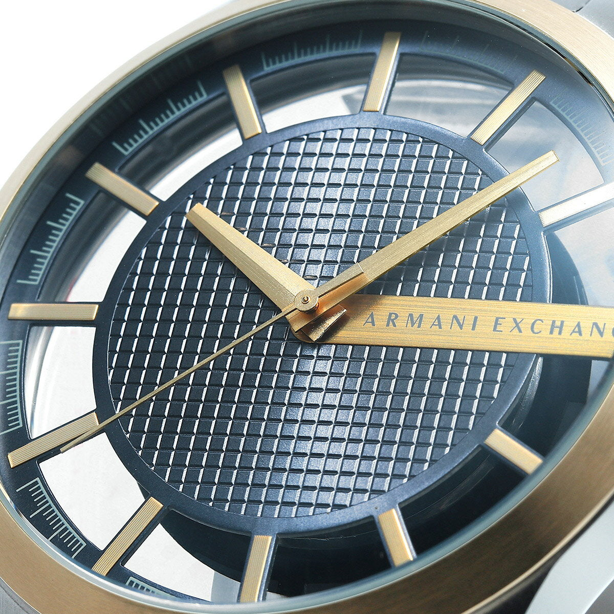 Armani Exchange Hampton Series AX2403 Men's Chronograph Watch – Grey Dial with Two-Tone Stainless Steel Band